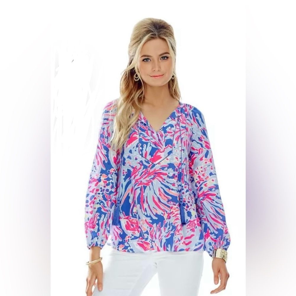 Lilly Pulitzer Colorful Blouse